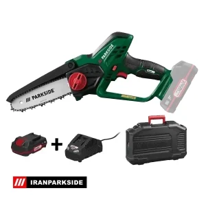 اره زنجیری شارژی 20 ولت پارکساید آلمان PAGHS 20-Li A1 باتری +شارژر