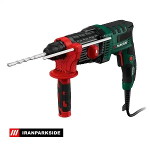 دریل تخریب پارکساید مدل PBH800A1 ظرفیت ۳ کیلوگرم ۸۰۰ وات دریل تخریب سه حالته پارکساید آلمان مدل PBH 800 A1